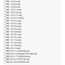 BEE ecfg files BEE ecfg files