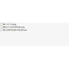 BEI ecfg files BEI ecfg files