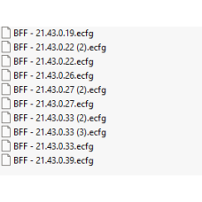 BFF ecfg files BFF ecfg files