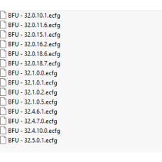 BFU ecfg files BFU ecfg files