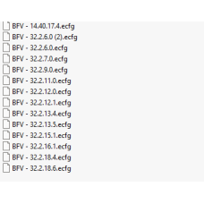 BFV ecfg files BFV ecfg files