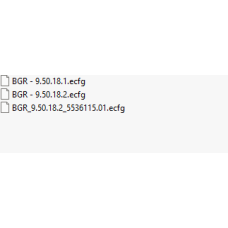 BGR ecfg files BGR ecfg files