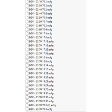 BGV ecfg files BGV ecfg files
