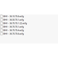 BHV ecfg files BHV ecfg files