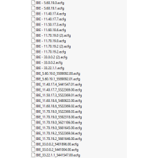 BIE ecfg files BIE ecfg files