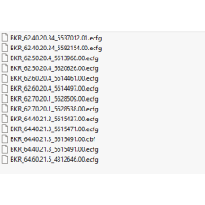 BKR ecfg files BKR ecfg files