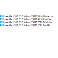 Cat 299D C3.8 delete Cat 299D C3.8 delete