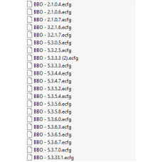 BBO ecfg files BBO ecfg files