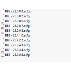 BBS ecfg files BBS ecfg files