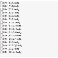BBY ecfg files BBY ecfg files