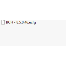 BCH ecfg files BCH ecfg files