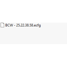 BCW ecfg files BCW ecfg files