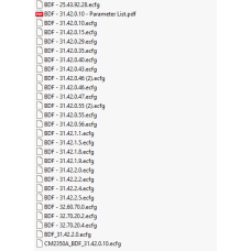 BDF ecfg files BDF ecfg files