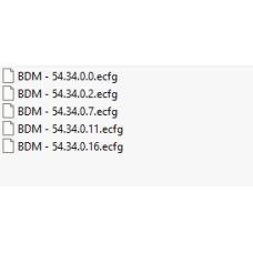 BDM ecfg files BDM ecfg files