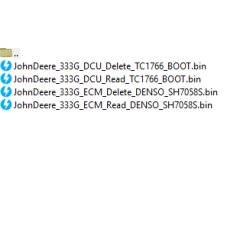 John Deere 333G delete
