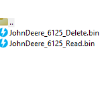 John Deere 6125 Delete
