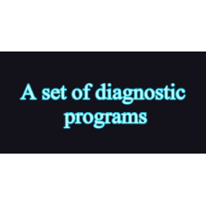 A set of diagnostic programs